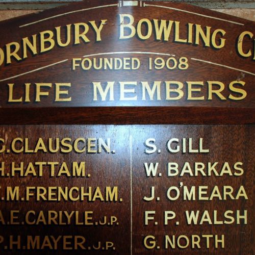 lettering honour boards thornbury bowling club honour board