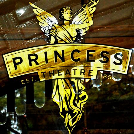 Angel logo in 24kt Gold Leaf gilding at the Princess Theatre, Spring Street, Melbourne